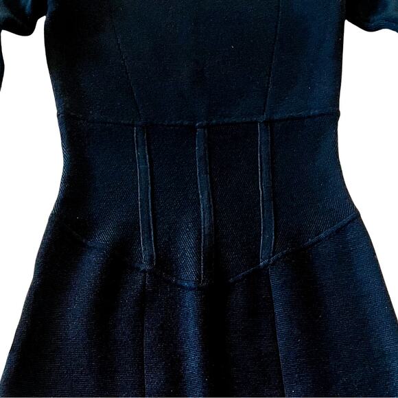 NWT Abercrombie Off-The-Shoulder Corset Mini Dress Black Size Small Tall - Picture 13 of 13